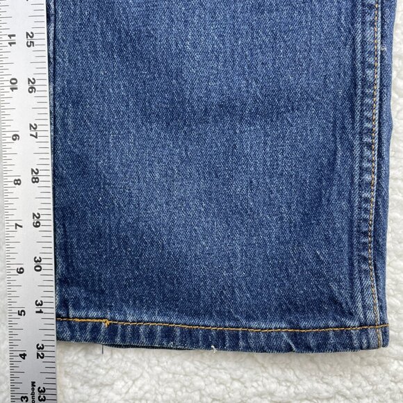 Levis Jeans Mens 537 29x32 Western Bootcut Dark Wash Mid Rise Denim NWT - Picture 6 of 12